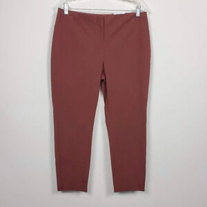 Alfani Cropped Pants Petite Hollywood-Waist Skinny Brown Woman 12P Comfort Waist